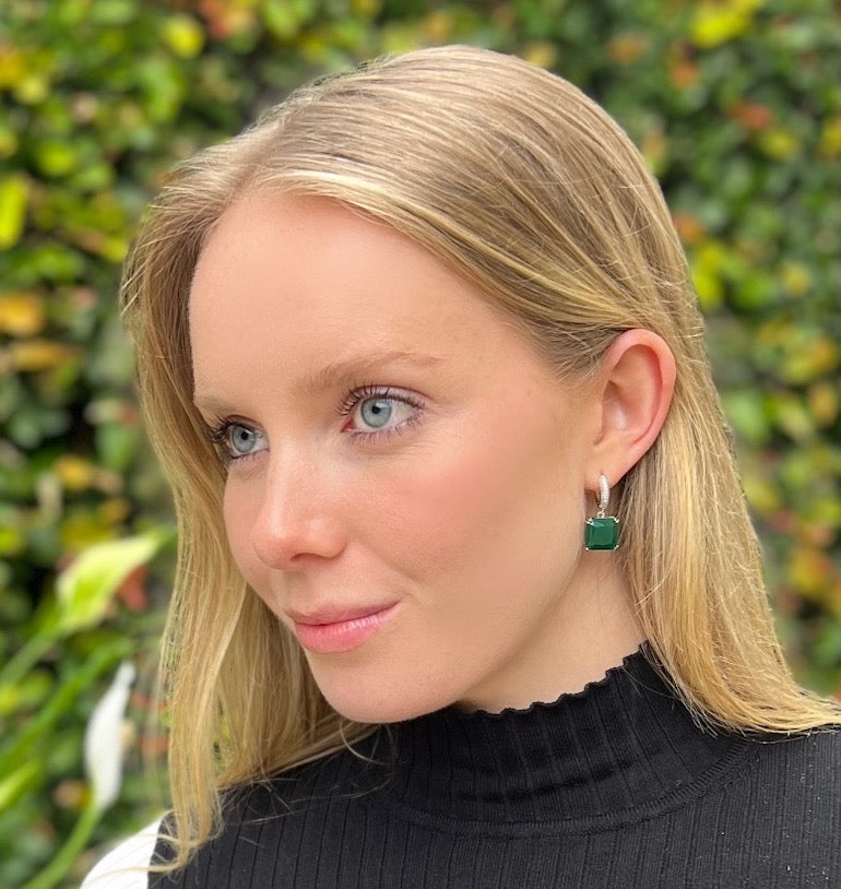 Camila Earrings in Green