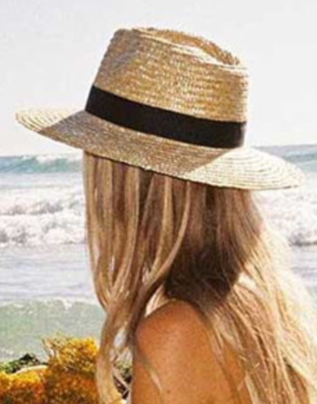 100% Wheat Straw UNISEX Panama Large - 7cm Brim