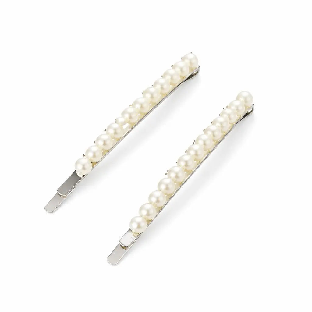 Pearl Bobbies - silver