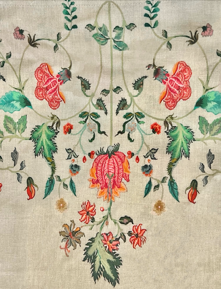 Anastasia linen printed dress