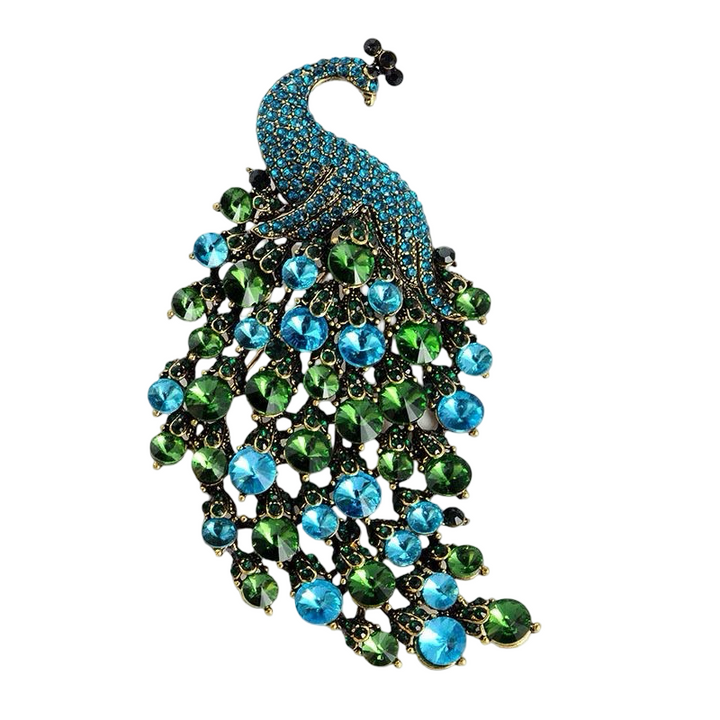 Brooch -Majestic Peacock