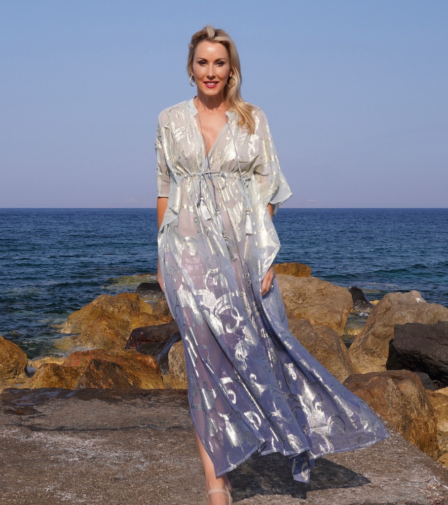 WS - Athena Ombre Lurex Dress & Shift Tania Hird Designs