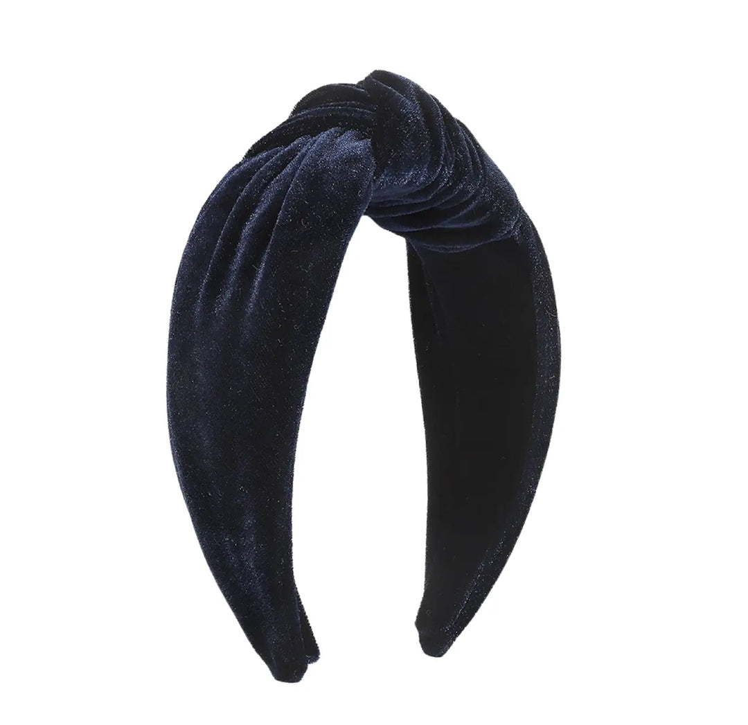 HB - Velvet knotted in Navy