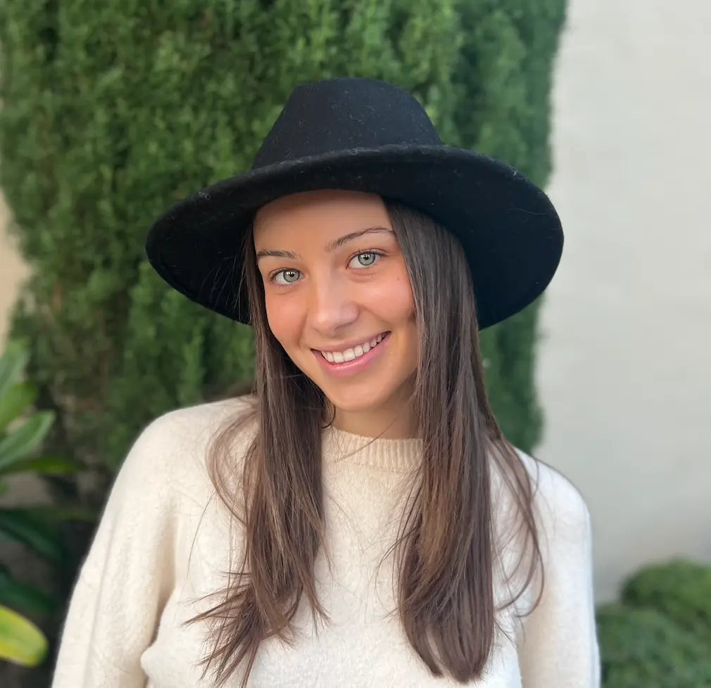 Wool Classic Fedora - Black