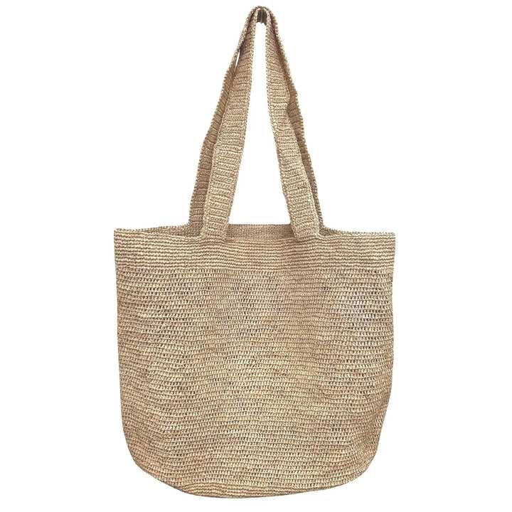 WS Mila Raffia Oversized Bag Natural