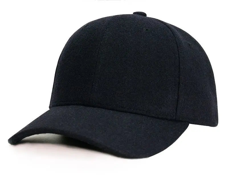 L Wool blend Baseball Cap L in Black