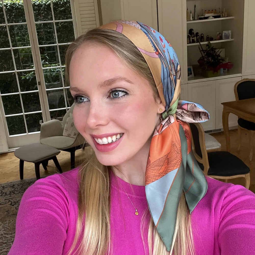 WS Neckscarf / Hairscarf - Pink Mystique - Image 1