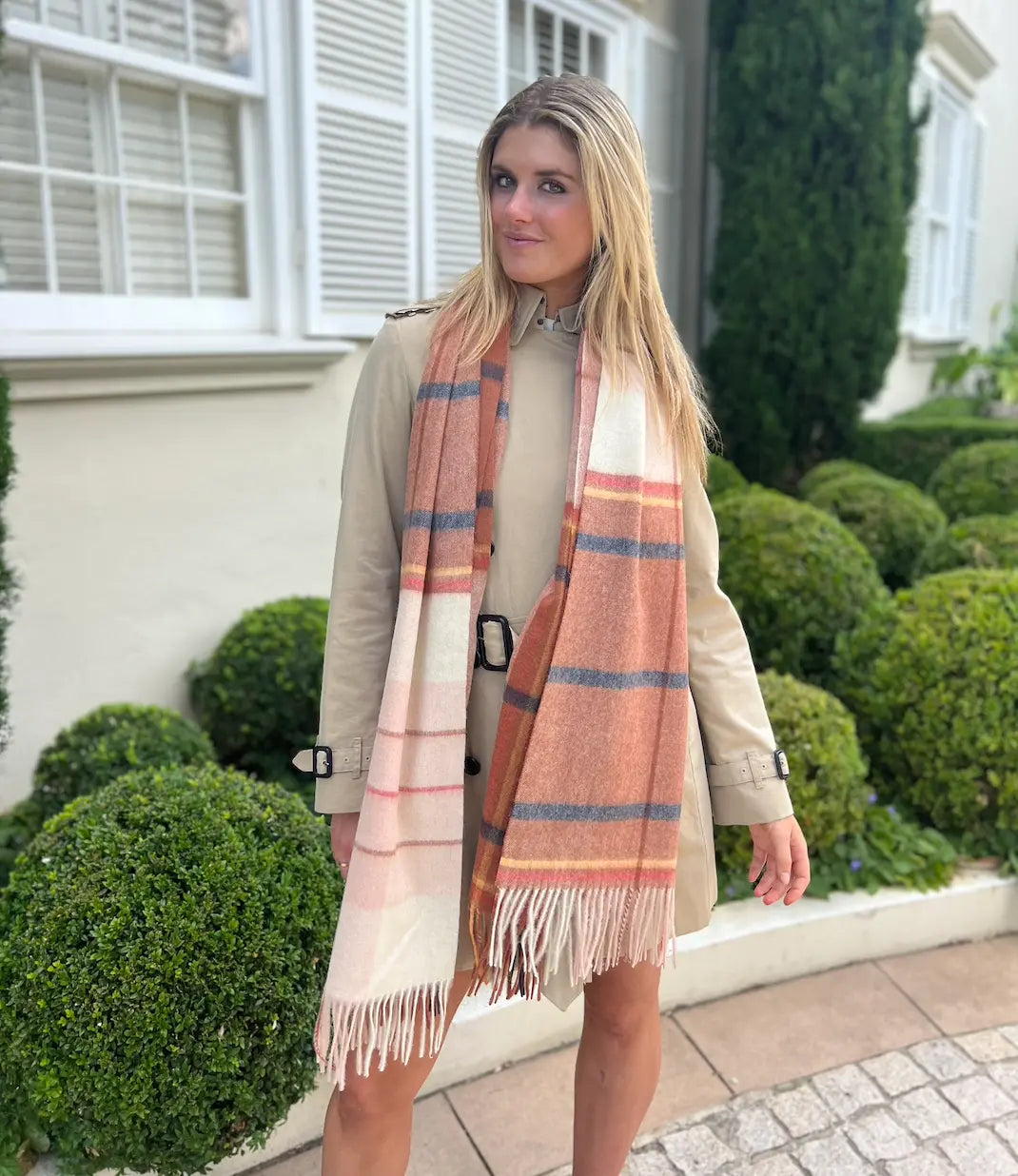 WS - Wool Plaid Scarves - Val D'Isère Scarf - Image 1