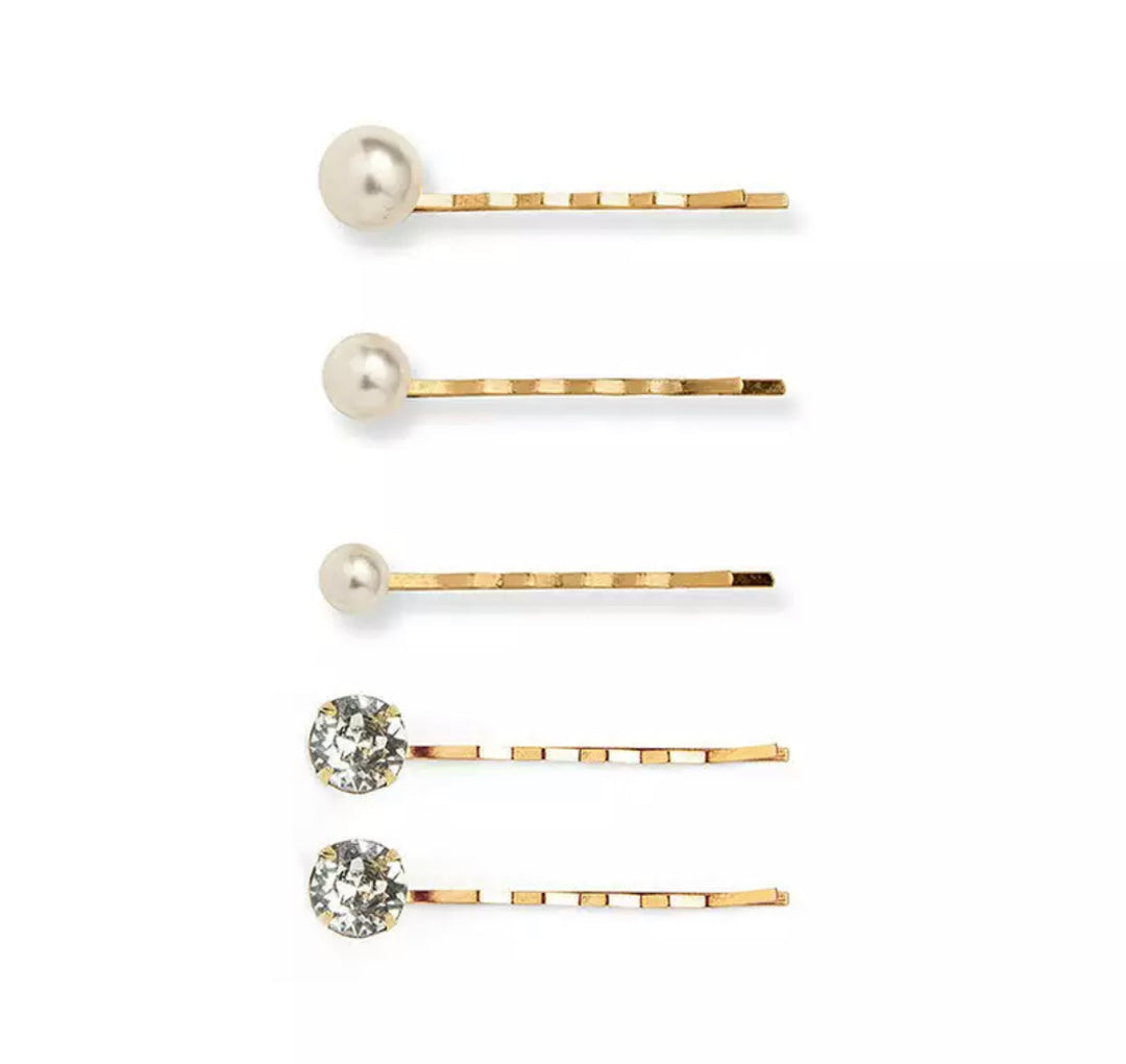 WS - Hairpins - Pearls and Crystals 746935882181