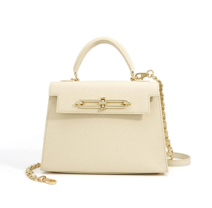 Anna Cowhide Bag - Off white