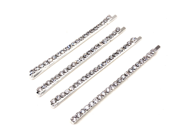Classic Rhinestone Hairpins x 4