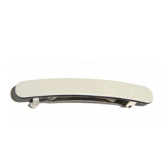WS Cellulose Acetate Barette Trim 9cm - Ivory - Hero