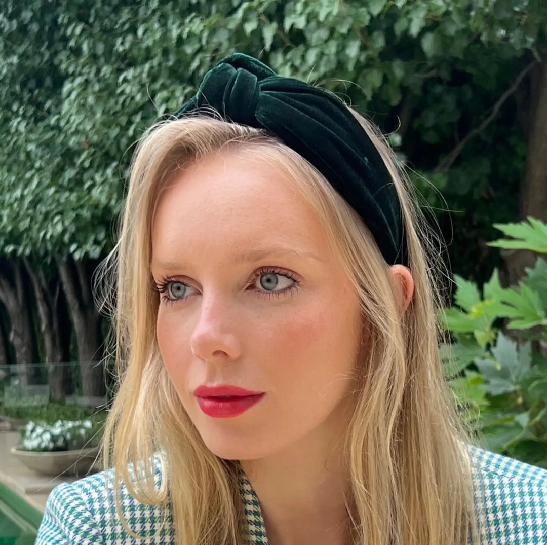 WS HB - Velvet knotted Green