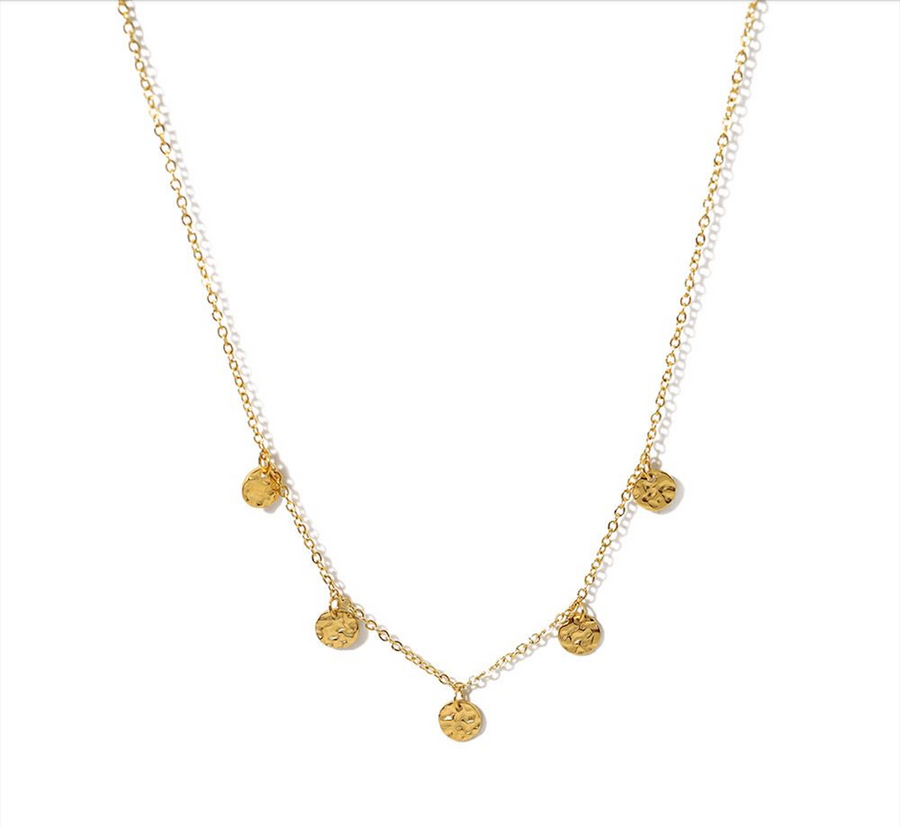 Mia Disk Bracelet - gold