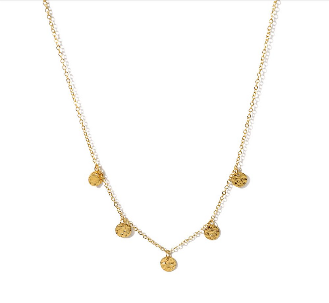 Mia Disk Bracelet - gold