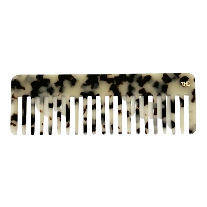 Acetate Detangle Comb in Light Turtle Tania Hird Designs