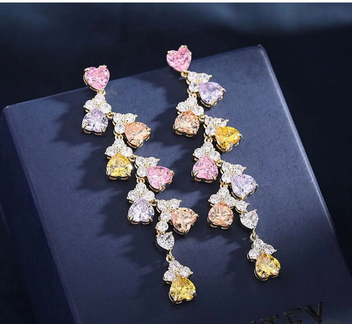 Andromena Pastel Crystal Earrings