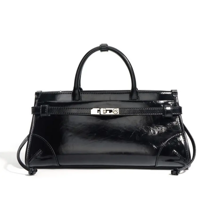 Oxford Cowhide Bag - Black