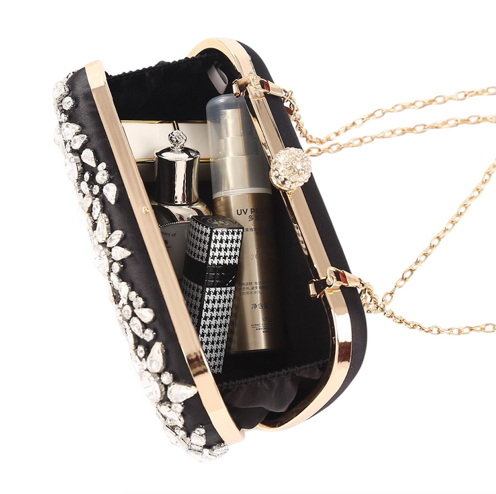 Eliza clutch Bag in Black