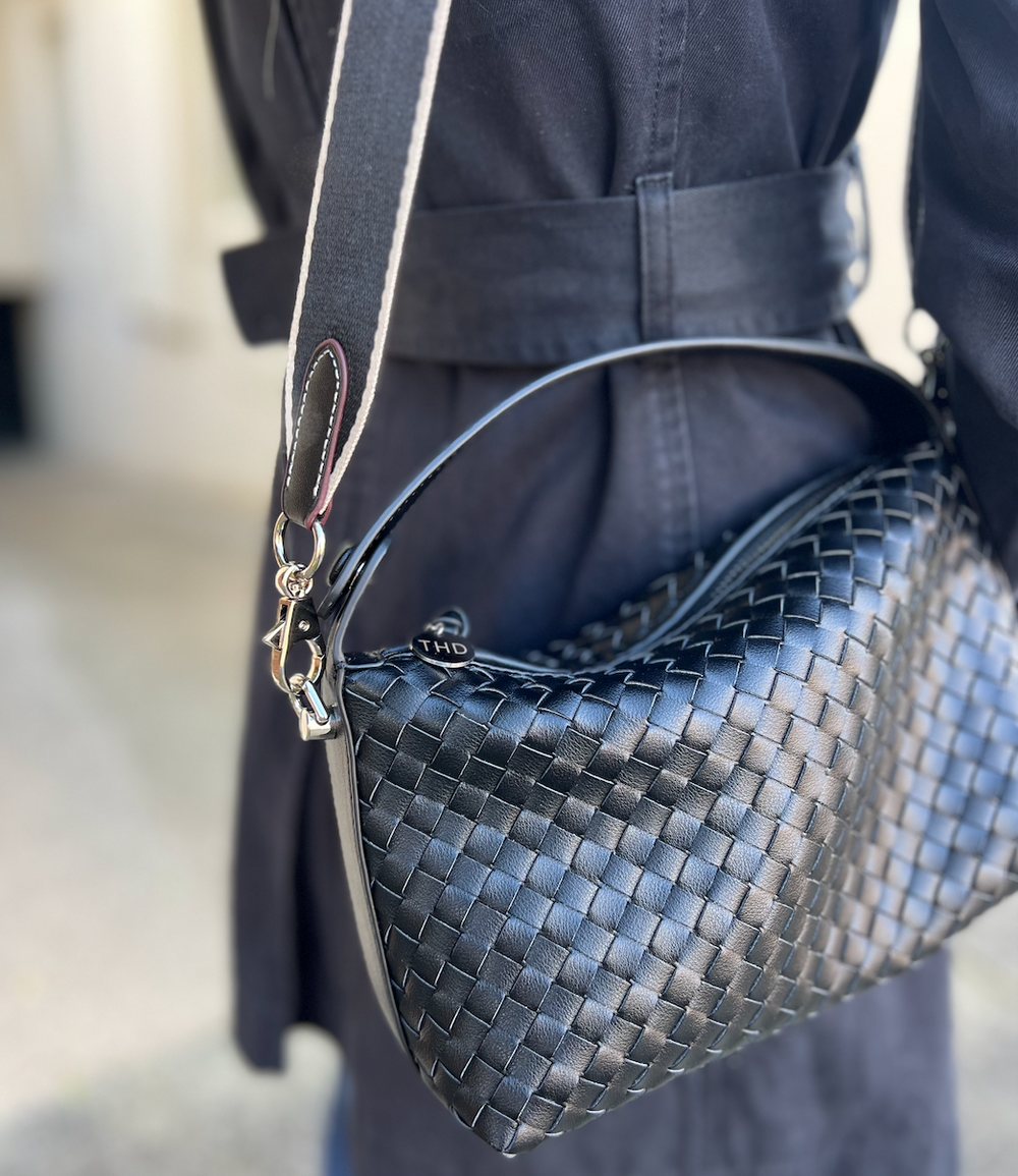 WS Irene Cowhide Bag -Black