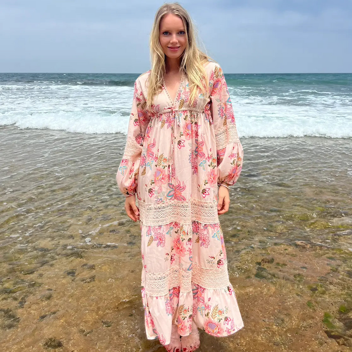 Josephine Lace Cotton Dress