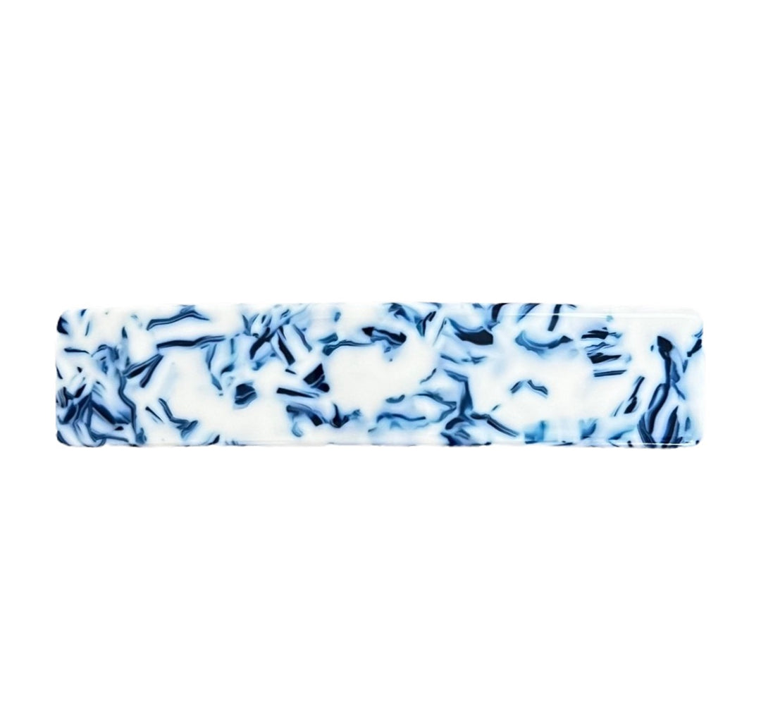 WS - Premium Acetate Barrette -  Mykonos 757953171874