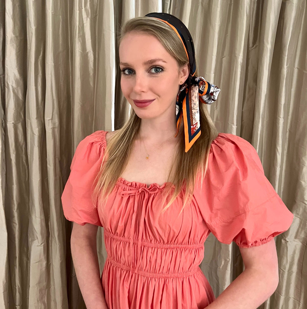 Neckscarf / Hairscarf  - European Village