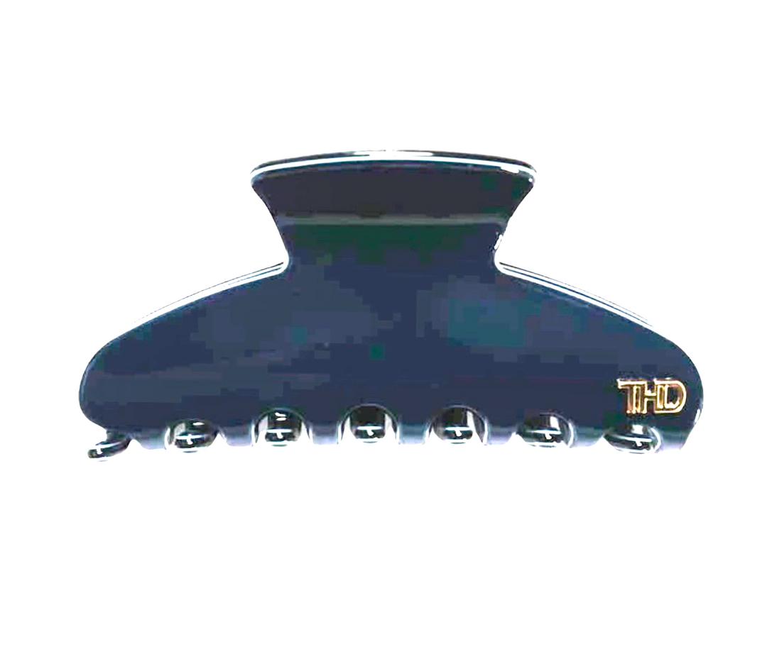 WS Acetate Medium Claw – Deep Blue & Black Trim
