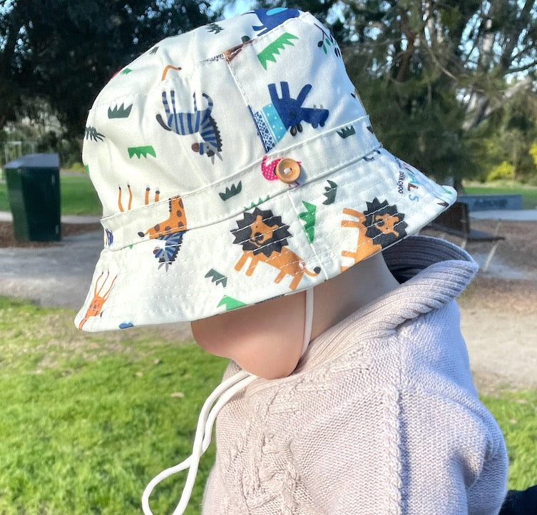 Hats - Animal Bucket 6-12m