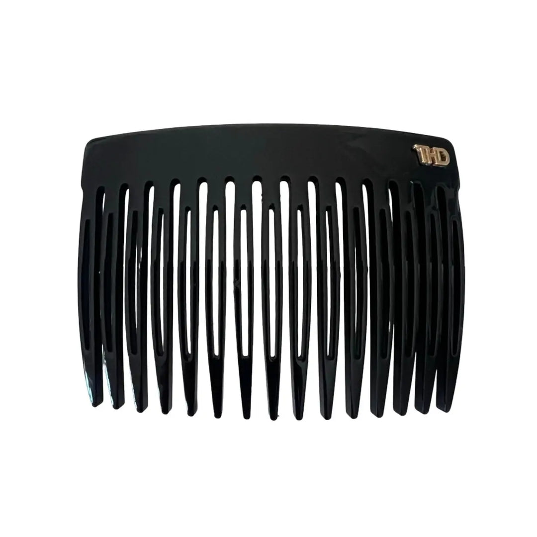 Acetate Hair Comb in Black