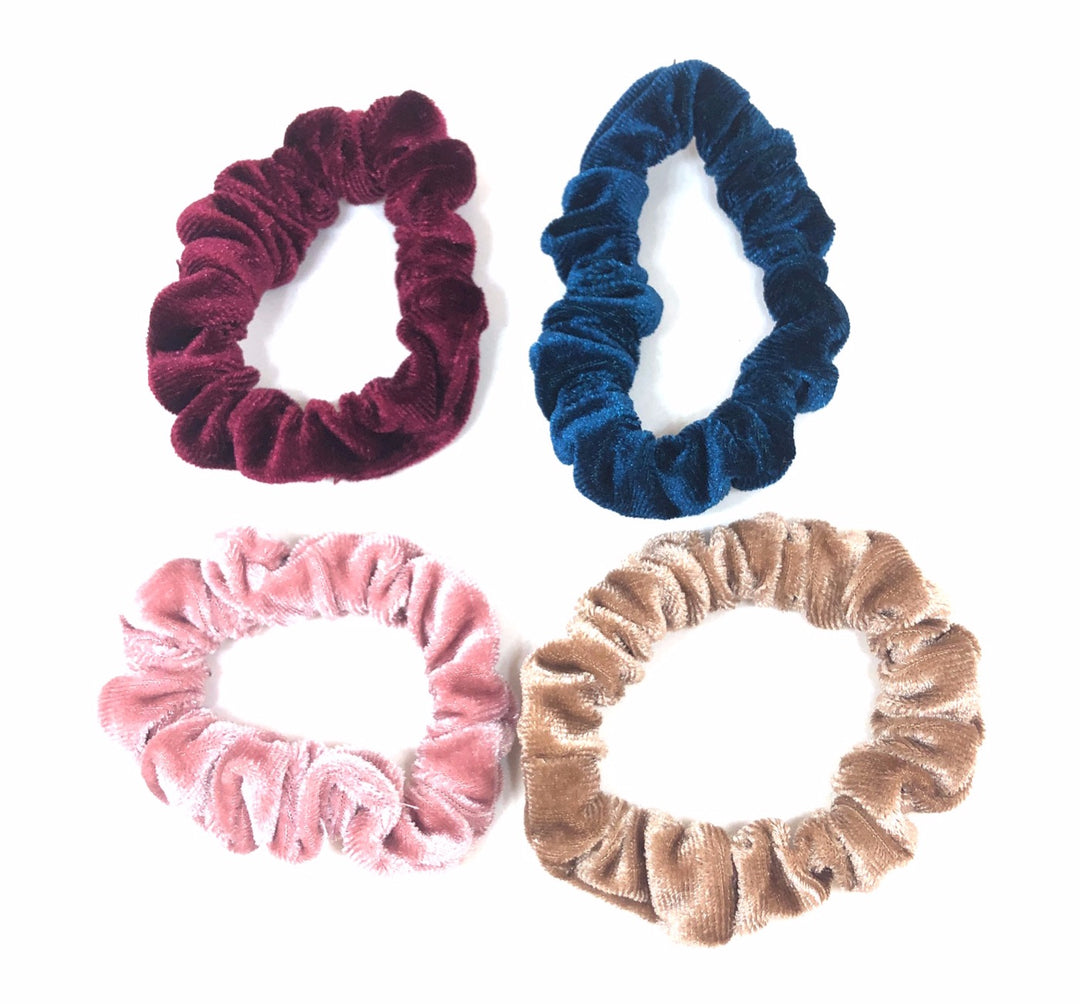 Velvet Scrunchy Pack - Camel