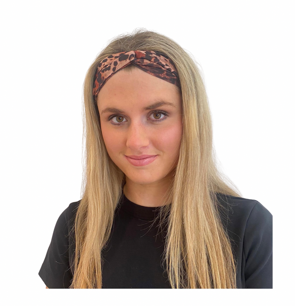 WS - Headband - 100% Satin Elastic - Leopard