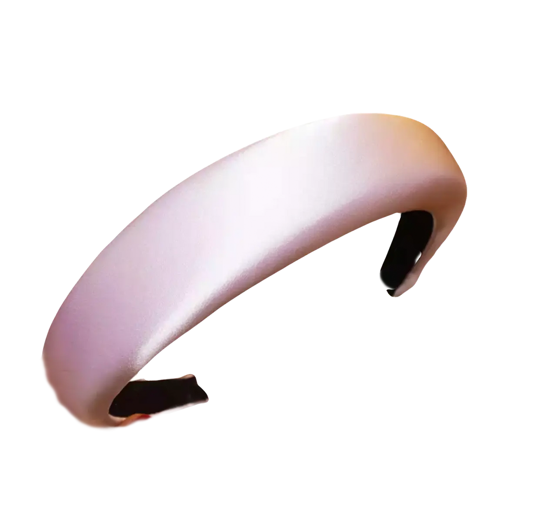 WS Satin Padded Headband - Digital Purple