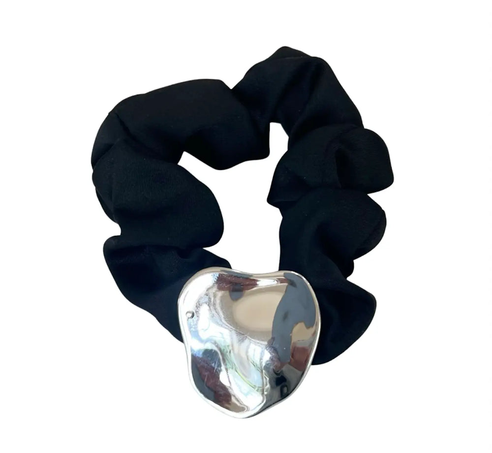 Scrunchie - Silver Touch
