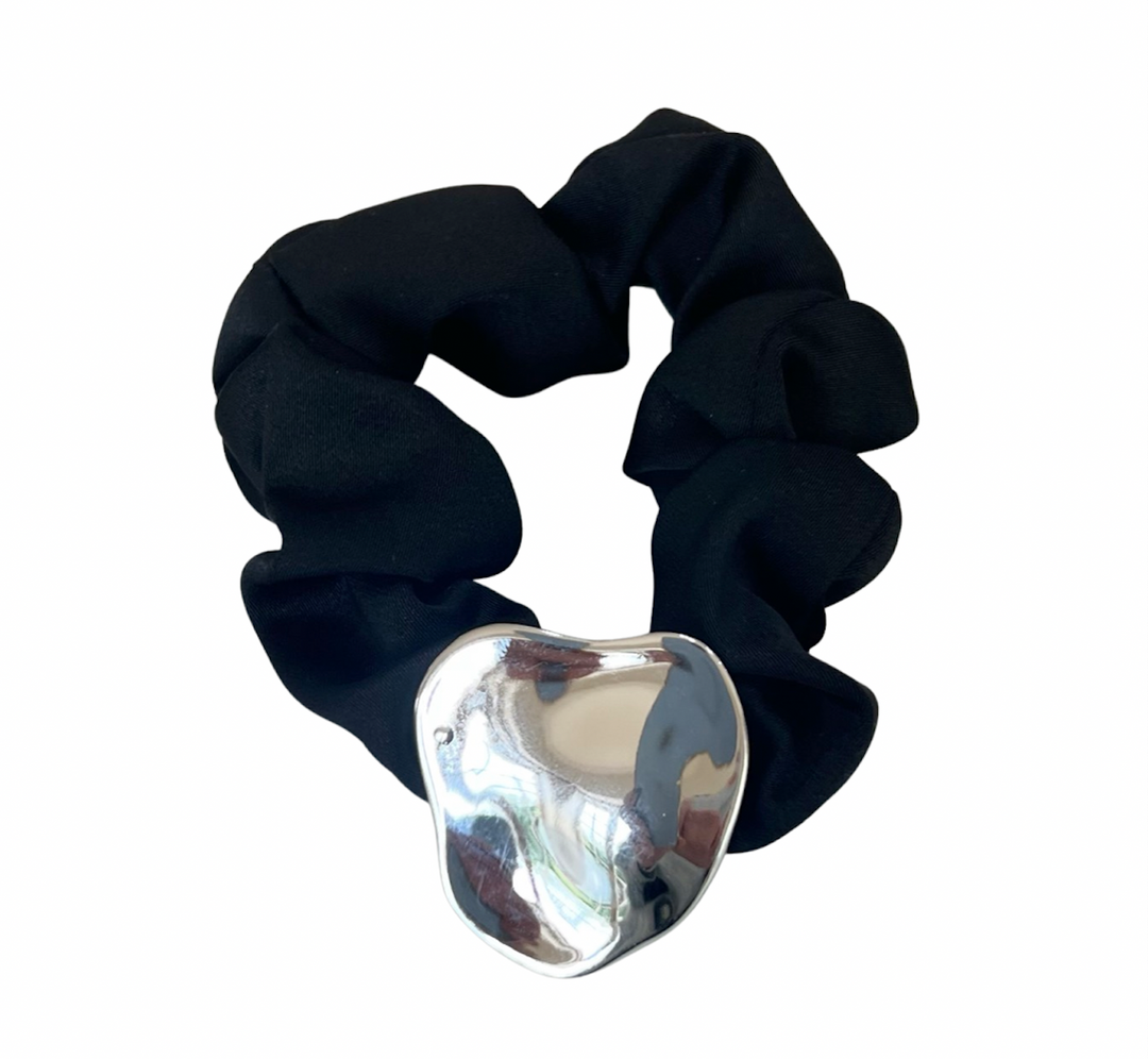 Scrunchie - Silver Touch