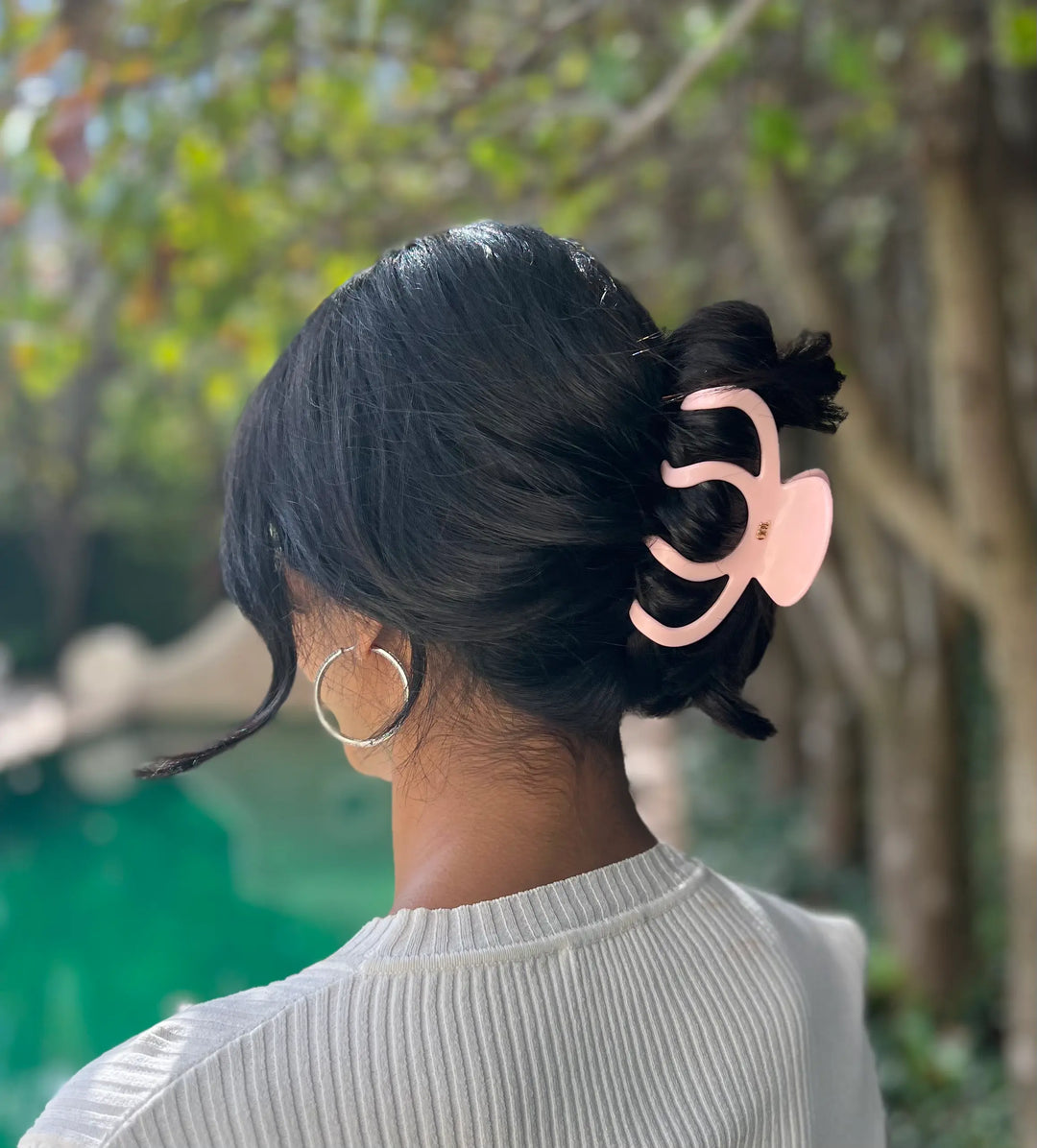 WS - Acetate Octopus Hair Claw Gelato Pink