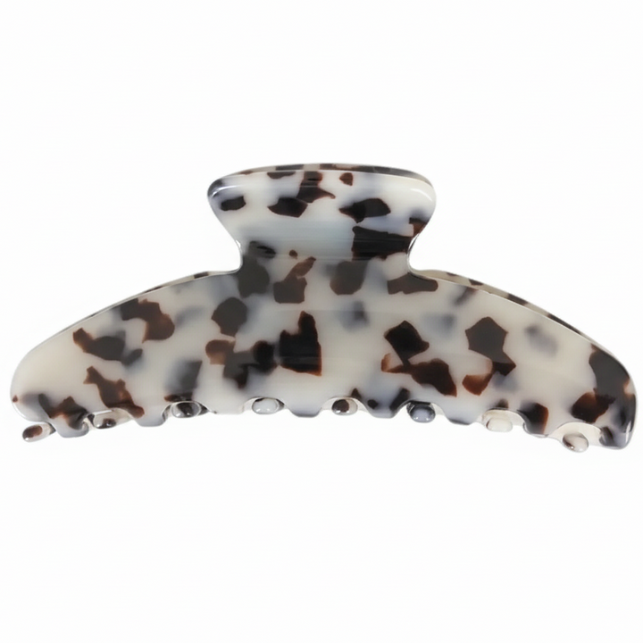 Acetate Oversized Hair Claw in light turtle Tania Hird Designs