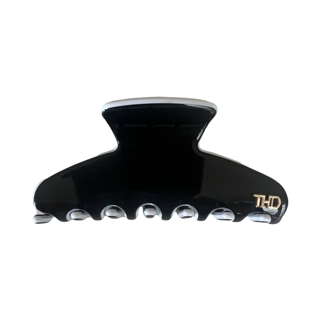 WS Acetate Medium Claw – Black & White Trim