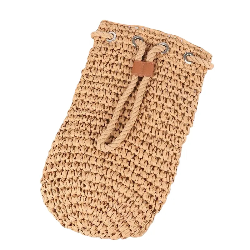 WS Amy Straw Backpack