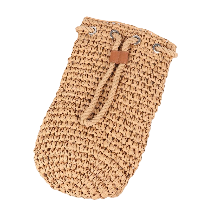 Amy Straw Backpack - Straw - Hero