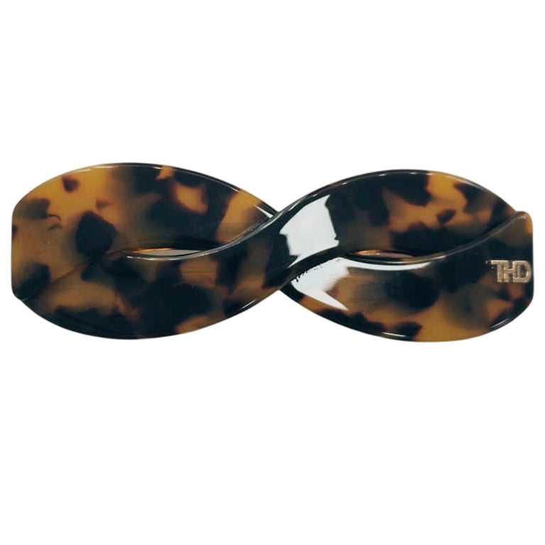 WS Acetate Harmony Barette Tortoise - Gaia Tortoise