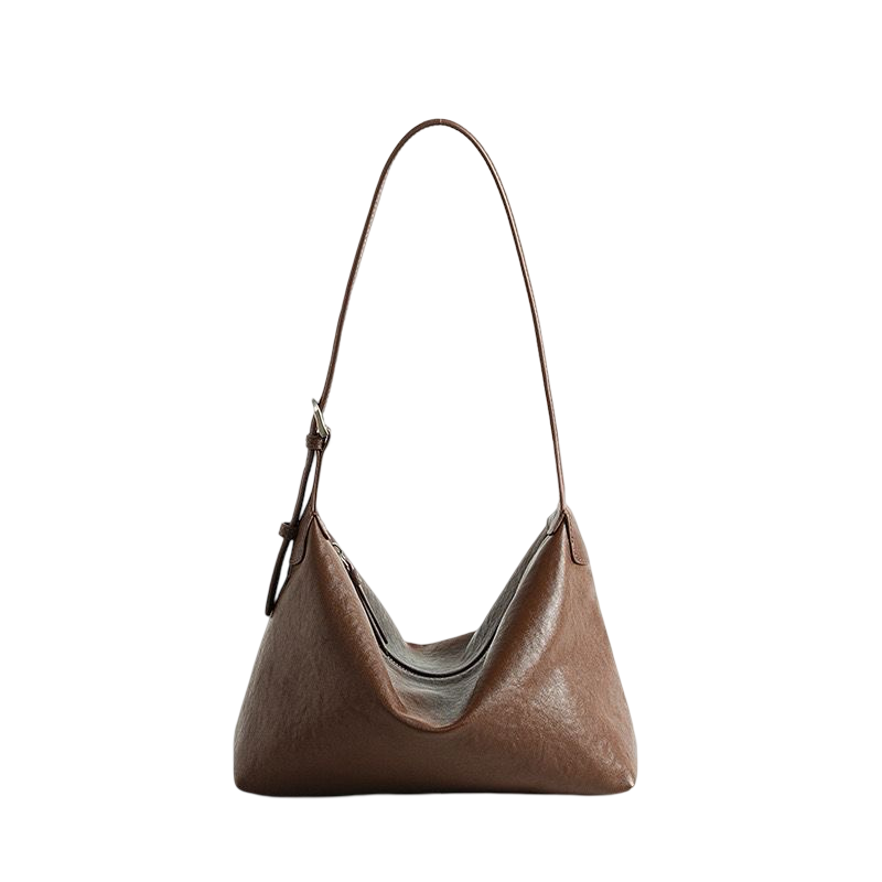 WS Chicago cowhide shoulder bag in Baroque brown