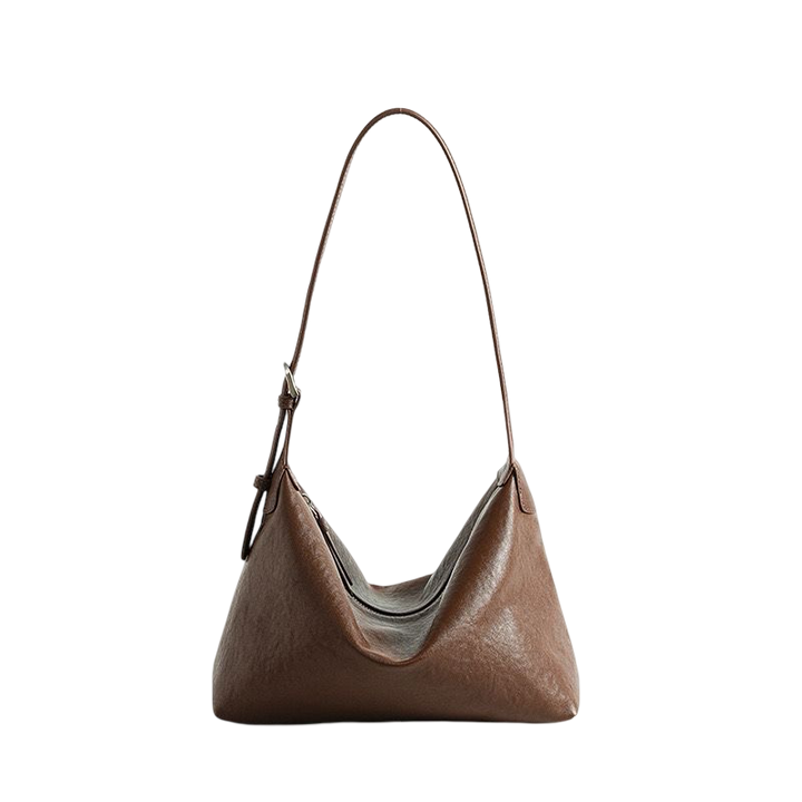WS Chicago Cowhide Shoulder Bag - Brown - Hero