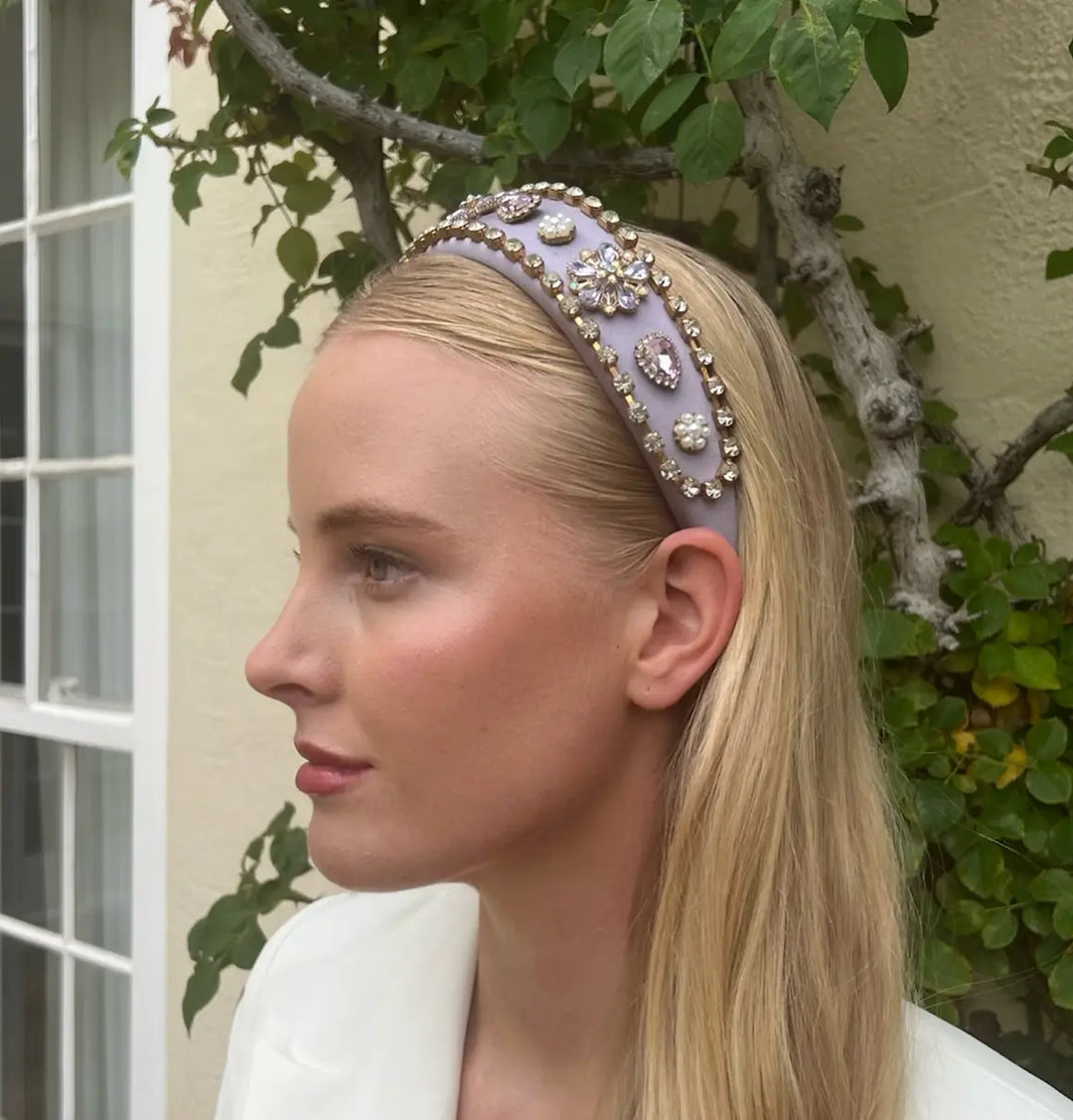 WS- Meagan Purple Headband