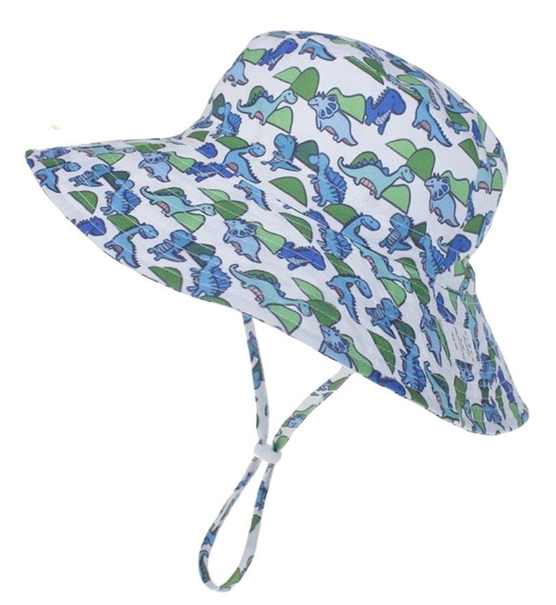 Dinosaur kids Bucket Wide Brim-  Toggle -age 3-6