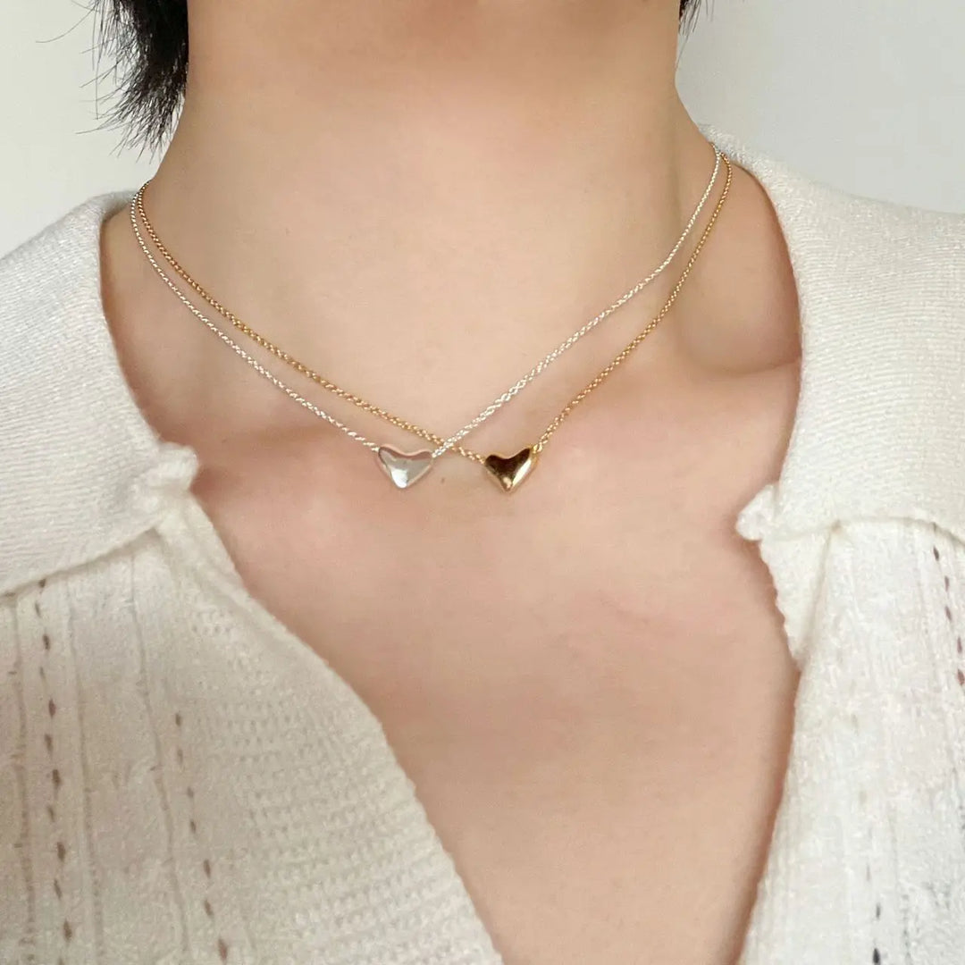 WS Kira Heart Necklace 18K Gold plated Sterling Silver