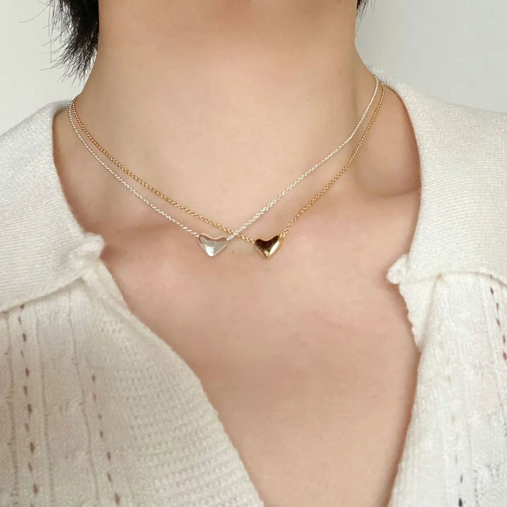 Kira Heart Necklace 18K Gold plated Sterling Silver
