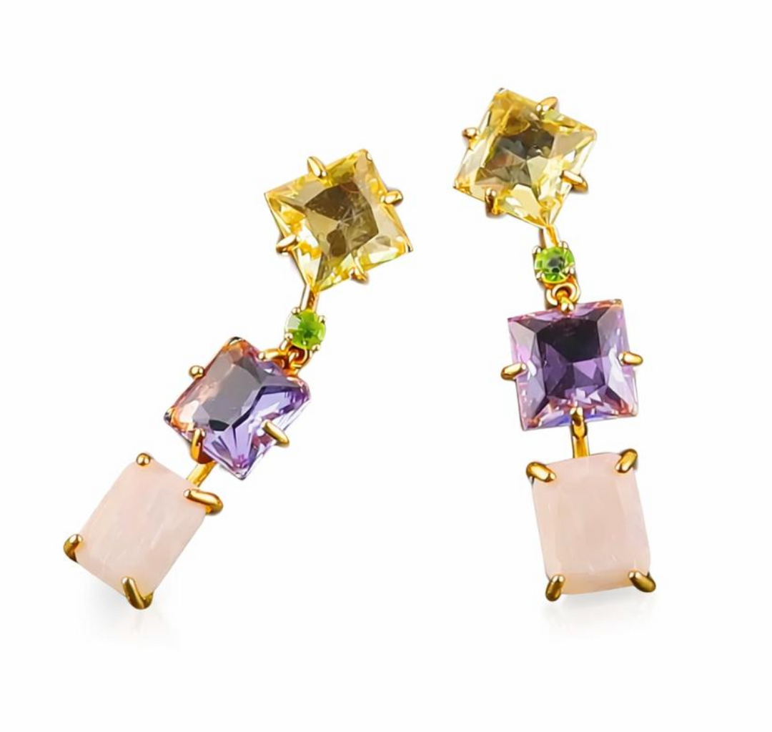 WS Jessica Crystal Earrings