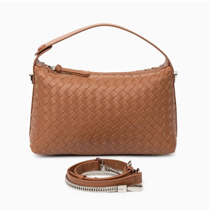 WS Irene Cowhide Bag -L Brown