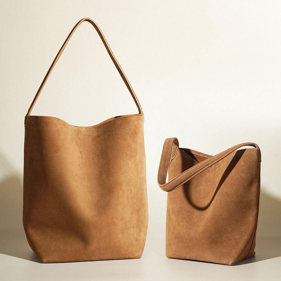WS Lyon Cowhide Large Hobo - Brown - Image 1